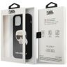 Karl Lagerfeld KLHCP12MSLKHBK iPhone 12/12 Pro 6,1" czarny/black hardcase Silicone Karl`s Head na NearMe.pl