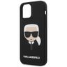 Karl Lagerfeld KLHCP12MSLKHBK iPhone 12/12 Pro 6,1" czarny/black hardcase Silicone Karl`s Head na NearMe.pl