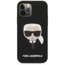 Karl Lagerfeld KLHCP12MSLKHBK iPhone 12/12 Pro 6,1" czarny/black hardcase Silicone Karl`s Head na NearMe.pl