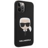 Karl Lagerfeld KLHCP12MSLKHBK iPhone 12/12 Pro 6,1" czarny/black hardcase Silicone Karl`s Head na NearMe.pl