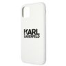 Karl Lagerfeld KLHCN61SLKLWH iPhone 116,1" / Xr Silicone Stack Logo biały/white na NearMe.pl