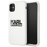 Karl Lagerfeld KLHCN61SLKLWH iPhone 116,1" / Xr Silicone Stack Logo biały/white na NearMe.pl