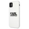 Karl Lagerfeld KLHCN61SLKLWH iPhone 116,1" / Xr Silicone Stack Logo biały/white na NearMe.pl