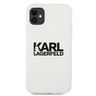 Karl Lagerfeld KLHCN61SLKLWH iPhone 116,1" / Xr Silicone Stack Logo biały/white na NearMe.pl