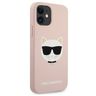 Karl Lagerfeld KLHCP12SSLCHLP iPhone12 mini 5,4" hardcase jasno różowy/light pink Silicone Choupette na NearMe.pl