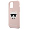 Karl Lagerfeld KLHCP12SSLCHLP iPhone12 mini 5,4" hardcase jasno różowy/light pink Silicone Choupette na NearMe.pl