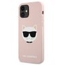 Karl Lagerfeld KLHCP12SSLCHLP iPhone12 mini 5,4" hardcase jasno różowy/light pink Silicone Choupette na NearMe.pl