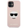 Karl Lagerfeld KLHCP12SSLCHLP iPhone12 mini 5,4" hardcase jasno różowy/light pink Silicone Choupette na NearMe.pl