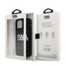 Karl Lagerfeld KLHCP12SSLKLRBK iPhone12 mini 5,4" Silicone Stack Logo czarny/black na NearMe.pl