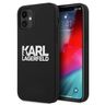 Karl Lagerfeld KLHCP12SSLKLRBK iPhone12 mini 5,4" Silicone Stack Logo czarny/black na NearMe.pl