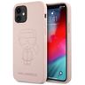 Karl Lagerfeld KLHCP12SSILTTPI iPhone 12 mini 5,4" Silicone Ikonik Outline różowy/pink na NearMe.pl