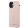 Karl Lagerfeld KLHCP12SSILTTPI iPhone 12 mini 5,4" Silicone Ikonik Outline różowy/pink na NearMe.pl