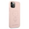 Karl Lagerfeld KLHCP12LSILTTPI iPhone12 Pro Max 6,7" Silicone Ikonik Outline różowy/pink na NearMe.pl