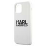 Karl Lagerfeld KLHCP12LSLKLWH iPhone12 Pro Max 6,7" Silicone Stack Logo biały/white na NearMe.pl