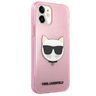 Karl Lagerfeld KLHCP12SCHTUGLP iPhone 12mini 5,4" różowy/pink hardcase Glitter Choupette na NearMe.pl