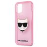 Karl Lagerfeld KLHCP12SCHTUGLP iPhone 12mini 5,4" różowy/pink hardcase Glitter Choupette na NearMe.pl