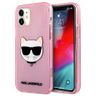 Karl Lagerfeld KLHCP12SCHTUGLP iPhone 12mini 5,4" różowy/pink hardcase Glitter Choupette na NearMe.pl