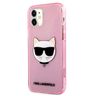 Karl Lagerfeld KLHCP12SCHTUGLP iPhone 12mini 5,4" różowy/pink hardcase Glitter Choupette na NearMe.pl