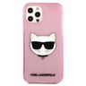 Karl Lagerfeld KLHCP12LCHTUGLP iPhone12 Pro Max 6,7" różowy/pink hardcase Glitter Choupette na NearMe.pl