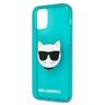 Karl Lagerfeld KLHCP12LCHTRB iPhone12 Pro Max 6,7" niebieski/blue hardcase Glitter Choupette Fluo na NearMe.pl