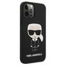 Karl Lagerfeld KLHCP12LSLFKBK iPhone 12Pro Max  6,7" hardcase czarny/black Silicone Iconic na NearMe.pl