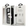 Karl Lagerfeld KLHCP12LSLFKBK iPhone 12Pro Max  6,7" hardcase czarny/black Silicone Iconic na NearMe.pl