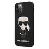 Karl Lagerfeld KLHCP12LSLFKBK iPhone 12Pro Max  6,7" hardcase czarny/black Silicone Iconic na NearMe.pl