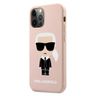 Karl Lagerfeld KLHCP12LSLFKPI iPhone 12Pro Max 6,7" hardcase jasnoróżowy/light pink Silicone Iconic na NearMe.pl