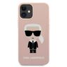 Karl Lagerfeld KLHCP12SSLFKPI iPhone 12mini 5,4" hardcase jasnoróżowy/light pink Silicone Iconic na NearMe.pl