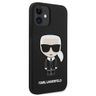 Karl Lagerfeld KLHCP12SSLFKBK iPhone 12 mini 5,4" hardcase czarny/black Silicone Iconic na NearMe.pl