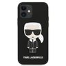 Karl Lagerfeld KLHCP12SSLFKBK iPhone 12 mini 5,4" hardcase czarny/black Silicone Iconic na NearMe.pl