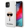 Karl Lagerfeld KLHCP12SSLKHWH iPhone12 mini 5,4" biały/white hardcase Silicone Karl`s Head na NearMe.pl