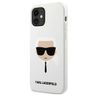 Karl Lagerfeld KLHCP12SSLKHWH iPhone12 mini 5,4" biały/white hardcase Silicone Karl`s Head na NearMe.pl