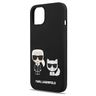 Karl Lagerfeld KLHCP13MSSKCK iPhone 13/ 14 / 15 6,1" hardcase czarny/black Silicone Karl & Choupette na NearMe.pl