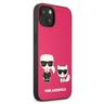 Karl Lagerfeld KLHCP13MPCUSKCP iPhone13 / 14 / 15 6,1" fuksja/fuchsia hardcase Ikonik Karl & Choupette na NearMe.pl