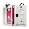 Karl Lagerfeld KLHCP13MPCUSKCP iPhone13 / 14 / 15 6,1" fuksja/fuchsia hardcase Ikonik Karl & Choupette na NearMe.pl