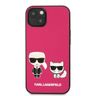 Karl Lagerfeld KLHCP13MPCUSKCP iPhone13 / 14 / 15 6,1" fuksja/fuchsia hardcase Ikonik Karl & Choupette na NearMe.pl