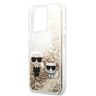 Karl Lagerfeld KLHCP13LGKCD iPhone 13Pro / 13 6,1" złoty/gold hardcase Liquid Glitter Karl&Choupette na NearMe.pl