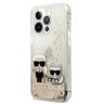 Karl Lagerfeld KLHCP13LGKCD iPhone 13Pro / 13 6,1" złoty/gold hardcase Liquid Glitter Karl&Choupette na NearMe.pl