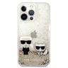 Karl Lagerfeld KLHCP13LGKCD iPhone 13Pro / 13 6,1" złoty/gold hardcase Liquid Glitter Karl&Choupette na NearMe.pl