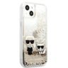 Karl Lagerfeld KLHCP13MGKCD iPhone 13/ 14 / 15 6,1" złoty/gold hardcase Liquid Glitter Karl&Choupette na NearMe.pl