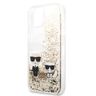 Karl Lagerfeld KLHCP13MGKCD iPhone 13/ 14 / 15 6,1" złoty/gold hardcase Liquid Glitter Karl&Choupette na NearMe.pl