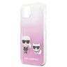 Karl Lagerfeld KLHCP13SCKTRP iPhone 13mini 5,4" hardcase różowy/pink Karl & Choupette na NearMe.pl