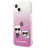 Karl Lagerfeld KLHCP13SCKTRP iPhone 13mini 5,4" hardcase różowy/pink Karl & Choupette na NearMe.pl