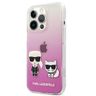 Karl Lagerfeld KLHCP13XCKTRP iPhone 13Pro Max 6,7" hardcase różowy/pink Karl & Choupette na NearMe.pl