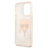 Karl Lagerfeld KLHCP13LKHTUGLGO iPhone 13 Pro / 13 6,1" złoty/gold hardcase Glitter Karl`s Head na NearMe.pl