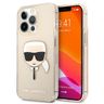 Karl Lagerfeld KLHCP13LKHTUGLGO iPhone 13 Pro / 13 6,1" złoty/gold hardcase Glitter Karl`s Head na NearMe.pl
