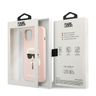 Karl Lagerfeld KLHCP13MSLKHLP iPhone 13/ 14 / 15 6,1" jasnoróżowy/light pink hardcase Silicone Karl`s Head na NearMe.pl
