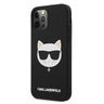 Karl Lagerfeld KLHCP12LSLCHBK iPhone12 Pro Max 6,7" hardcase czarny/black Silicone Choupette na NearMe.pl