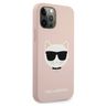 Karl Lagerfeld KLHCP12LSLCHLP iPhone12 Pro Max 6,7" hardcase jasno różowy/light pink Silicone Choupette na NearMe.pl